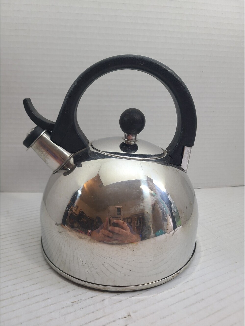 Farberware Vintage Stainless Steel Whistling Tea Kettle Model 13C